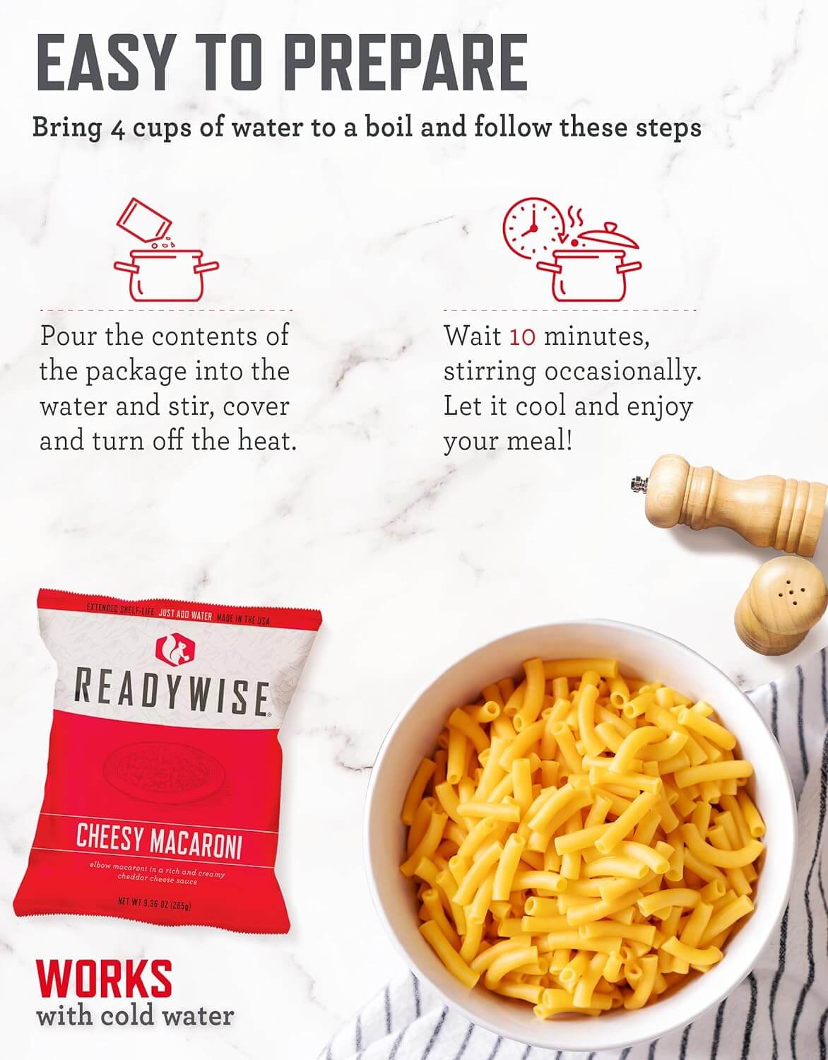 60 Serving Freeze Dried Breakfast & Entree, DryBag, Up To 25 Years