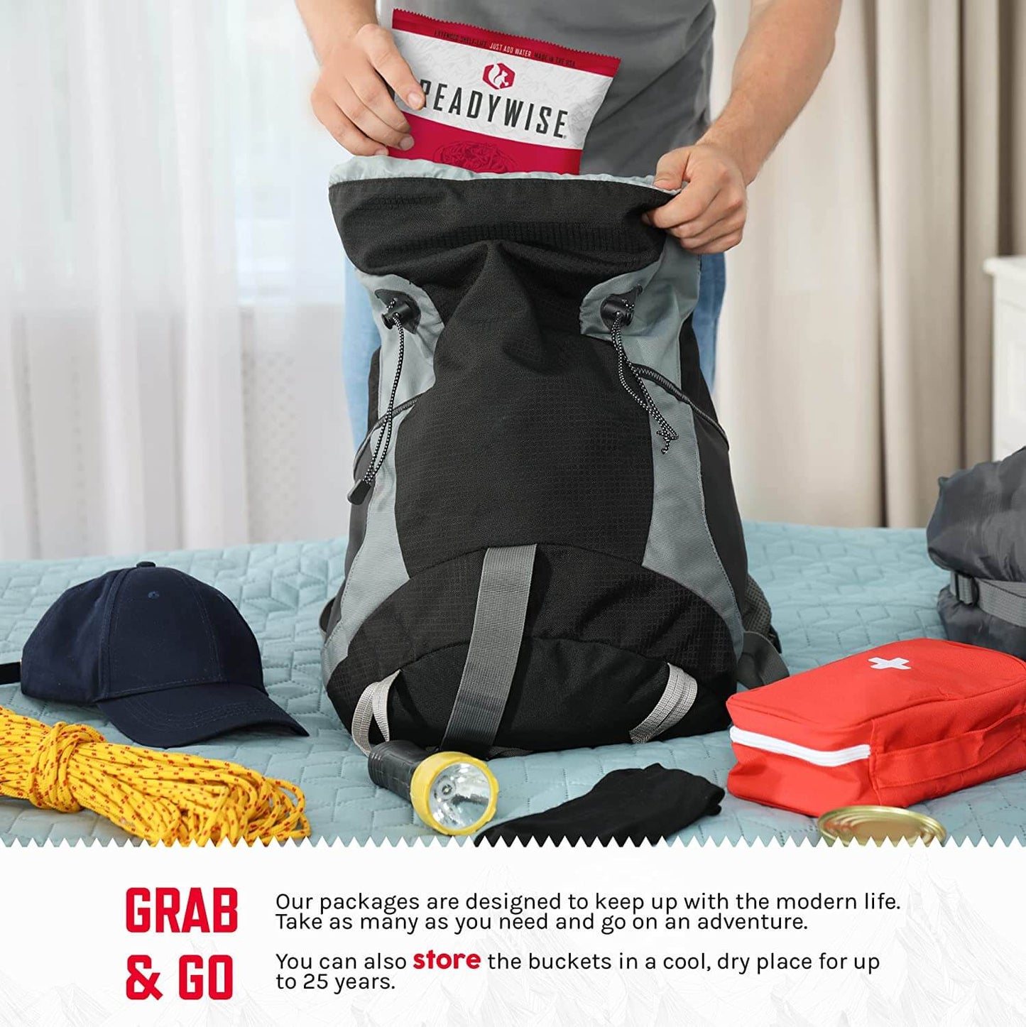 28 Serving Freeze Dried Breakfast & Entree, DryBag, UpTo 25 Years