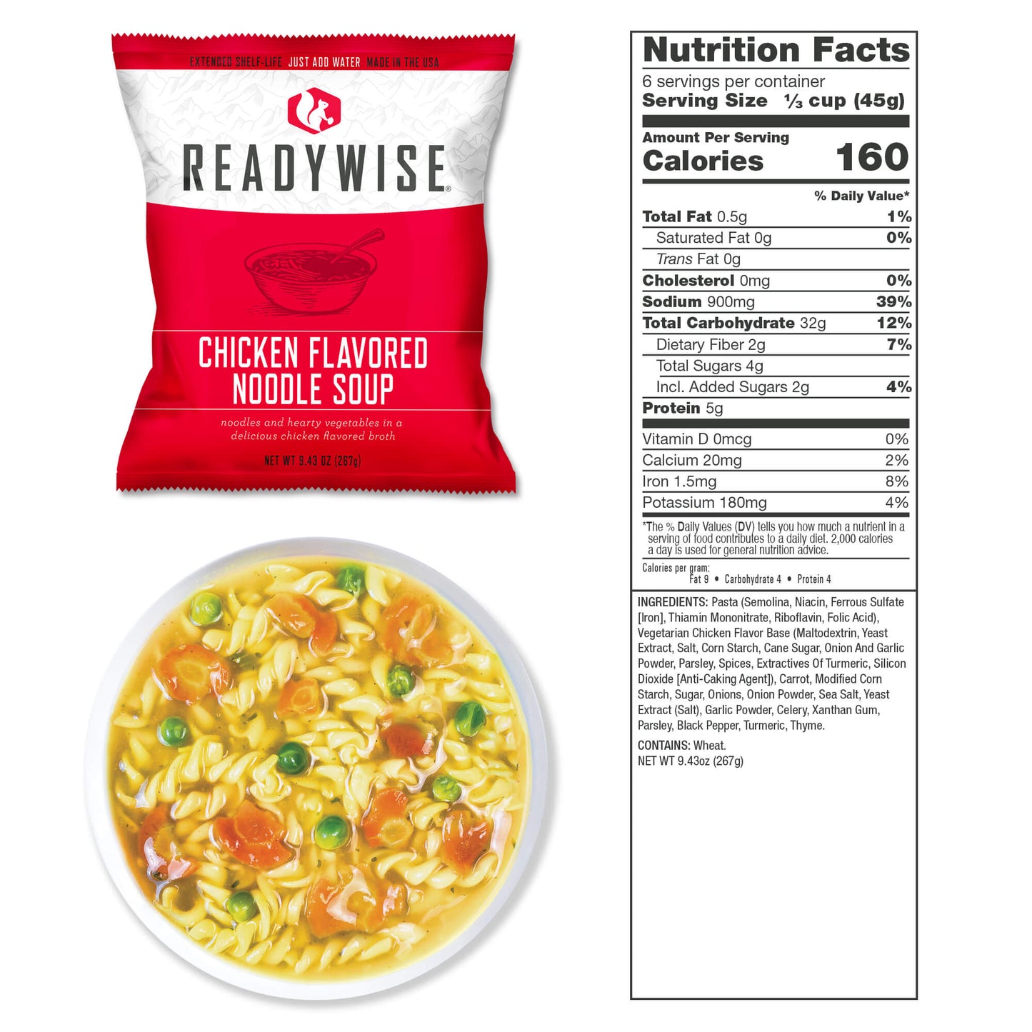 28 Serving Freeze Dried Breakfast & Entree, DryBag, UpTo 25 Years