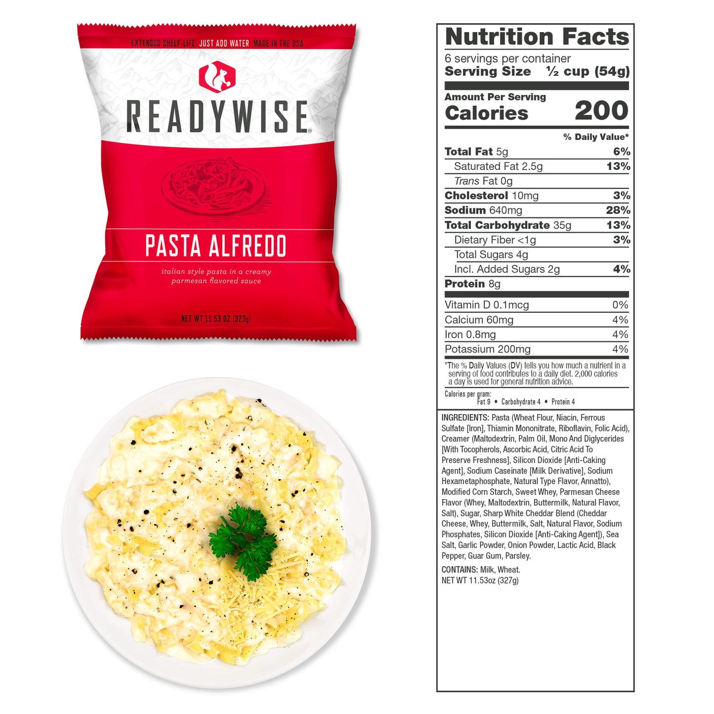 28 Serving Freeze Dried Breakfast & Entree, DryBag, UpTo 25 Years