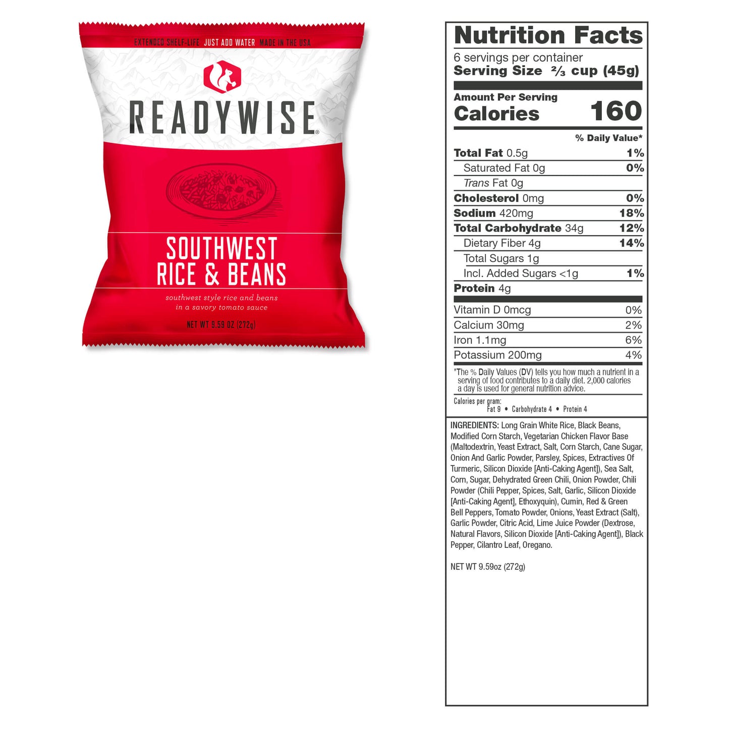28 Serving Freeze Dried Breakfast & Entree, DryBag, UpTo 25 Years
