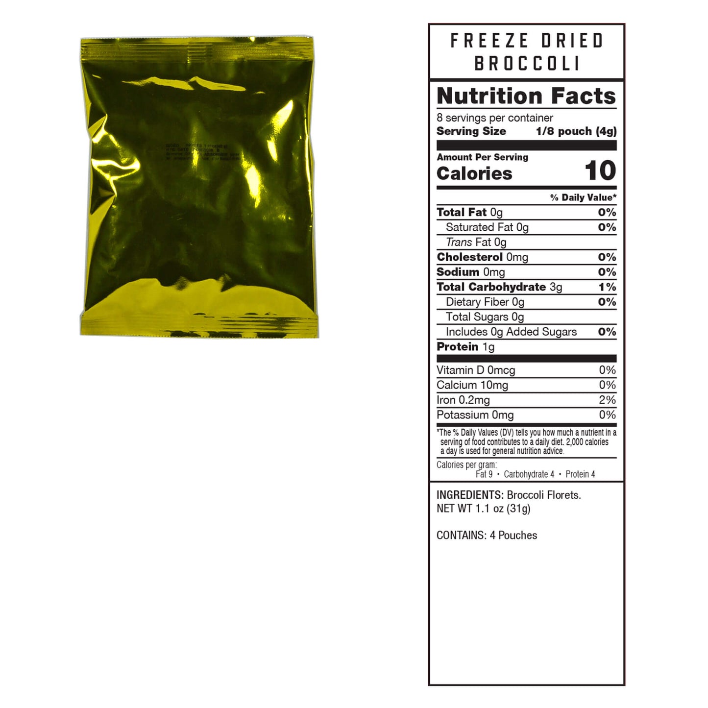 Freeze-Dried Vegetable Variety Pack - 120 Servings