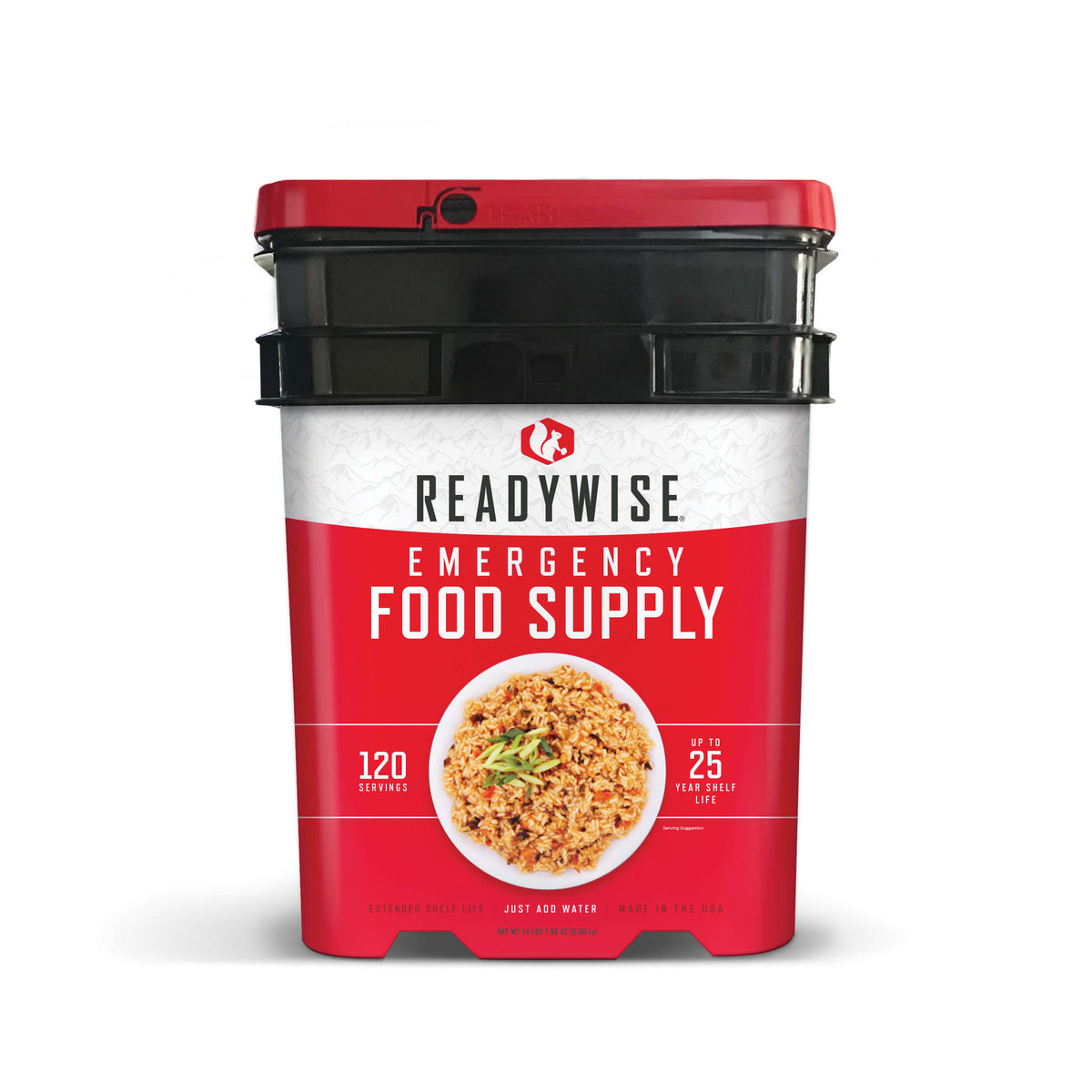 120 Servings Lunch & Dinner Only 13 Different Recipies Grab & Go Bucket Freeze Dried Up To Shelf Life Emergency Food 7 Days Food 2 Persons 2 Weeks Supply