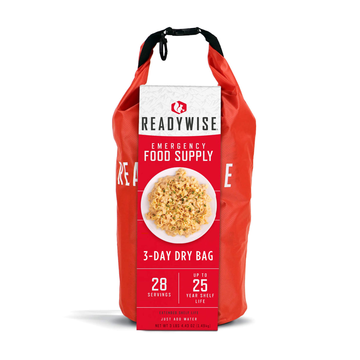 28 Servings Breakfast Lunch & Dinner Grab & Go Dry Bag Freeze Dried Up To Shelf Life Emergency Food 3 Days 1 Person