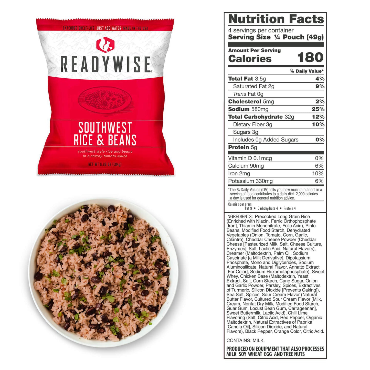 Gefriergetrocknete Notnahrungsvorräte, Vorspeisen-Sortenpackung – 60 Portionen